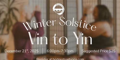 Winter Solstice - Vin to Yin