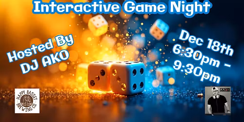 Interactive Game Night & Karaoke - Hosted by DJ AKO