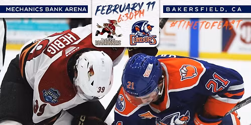 Tucson Roadrunners vs. Bakersfield Condors