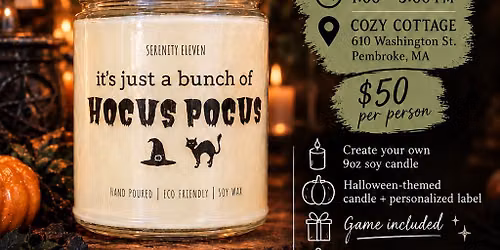 \ud83e\uddd9\u200d\u2640\ufe0f Witches Brew: A Halloween Candle-Making Experience \ud83d\udd6f\ufe0f