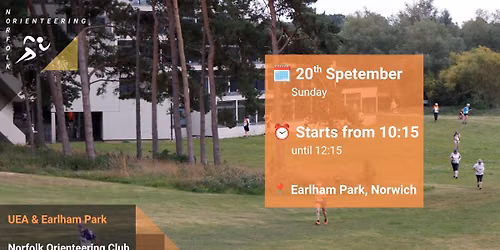Orienteering at UEA & Earlham Park, Norwich