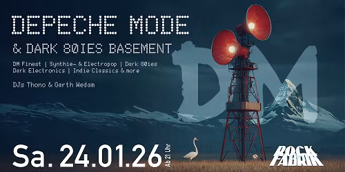 DEPECHE MODE & DARK 80IES BASEMENT  | Basement @ Rockfabrik Augsburg
