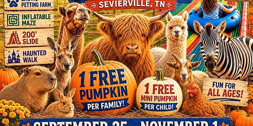 2026 2nd Annual Fall Festival at Springtime Petting Farm in Sevierville