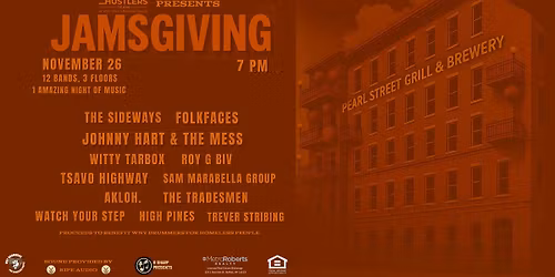 Jamsgiving - Day Before Thanksgiving 3 Level Charity Concert