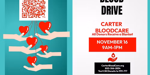 Carter Bloodcare Blood Drive