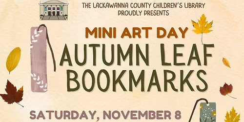 Mini Art Day: Autumn Leaf Bookmarks