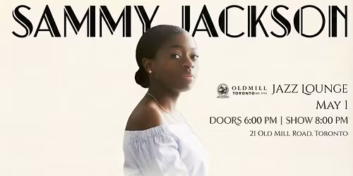 Sammy Jackson: A Night of Modern Jazz & R&B 