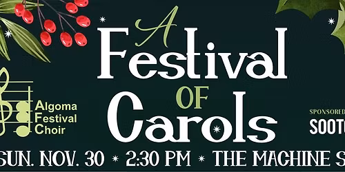 Algoma Festival Choir Presents: A Festival of Carols
