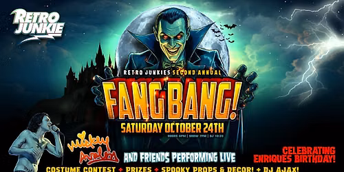 FANG BANG w\/ MICKEY AVALON...LIVE! Costume Contest + MORE!