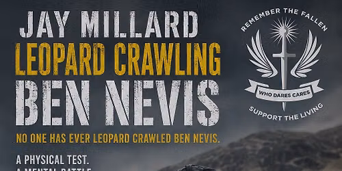 Leopard crawling Ben Nevis 