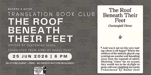 Translation Book Club - The Roof Beneath Their Feet
