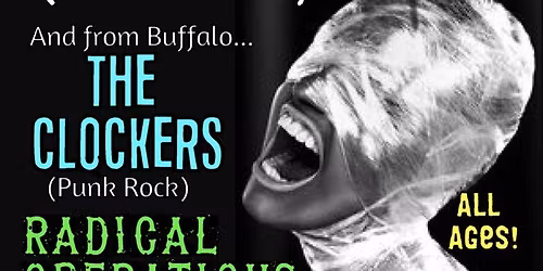 Skate Rock Saturday with Violet Ray (From Cleveland), The Clockers and Radical Operations. ALL AGES!