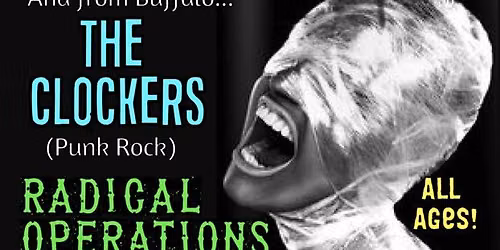 Skate Rock Saturday with Violet Ray (From Cleveland), The Clockers and Radical Operations. ALL AGES!