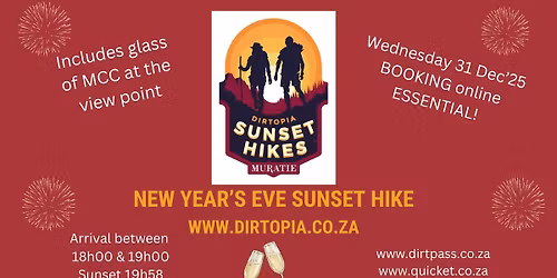 New Years Eve Sunset Hike @ Muratie 2025