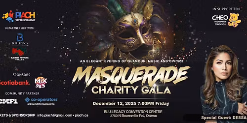 Masquerade Charity Gala for CHEO 2025