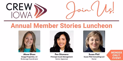 CREW Iowa April Luncheon: Member Stories