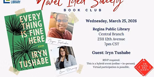 Novel Idea Society Book Club: March