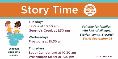 Story Time at South Cumberland Library