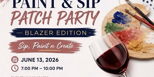 Sip n Paint Blazers Edition
