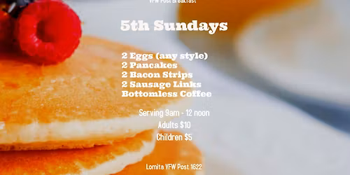 5th Sunday Breakfast