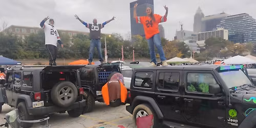 Jeeps Invade the Muni-Lot Football Tailgate Party
