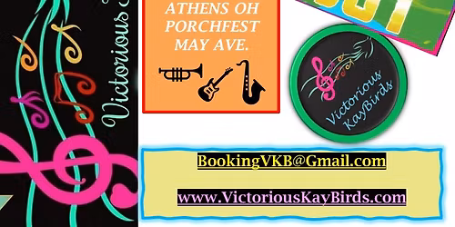 COMMUNITY PORCHFEST EVENT  FLY TO ATHENS OH