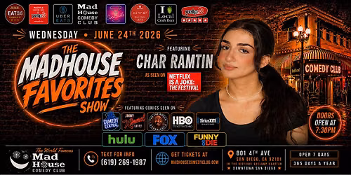 The World Famous Mad House Comedy Club Gaslamp Quarter San Diego