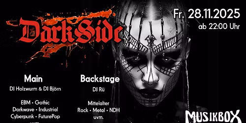 Fr. 28.11.25 \ud83e\udd87 Dark Side \ud83c\udfb8