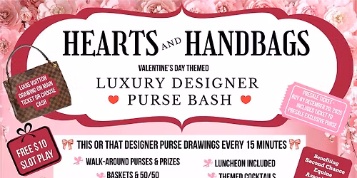 4th Annual Hearts & Handbags Designer Purse Bash