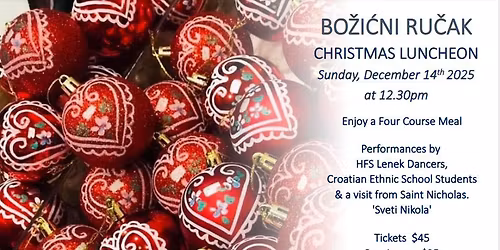 Christmas Luncheon - Bo\u017ei\u0107ni Ru\u010dak