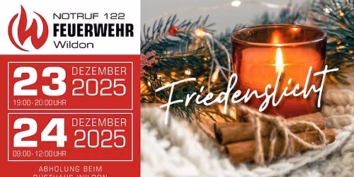 Friedenslichtaktion der Feuerwehrjugend