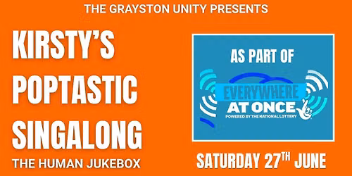 Kirstys Poptastic Singalong - As Part of Everywhere At Once