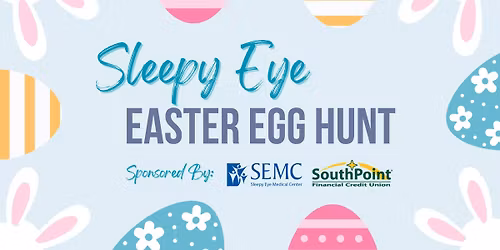 Sleepy Eye Easter Egg Hunt