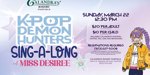 KPop Demon Hunters Sing-A-Long with Miss Desiree