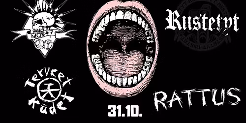 Punk Kaamos - 31.10. - \u00c4\u00e4niwalli - Mob 47, Riistetyt, Terveet K\u00e4det, Rattus