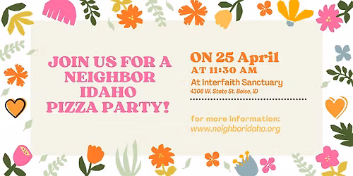 A Neighbor Idaho Pizza Party!