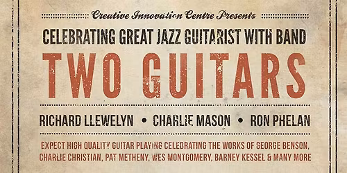 Celebrating Great Jazz Guitarist with Trio Two Guitars