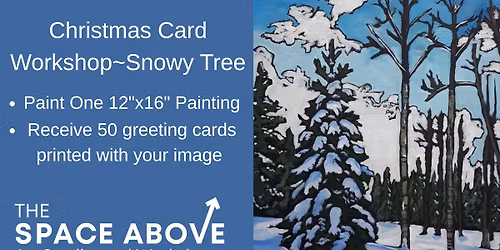 Christmas Card Workshop ~ Snowy Tree