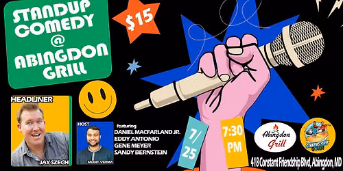 July Comedy Night at the Abingdon Grill