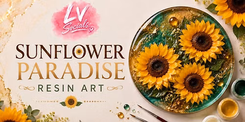 Sunflower Paradise Resin Art