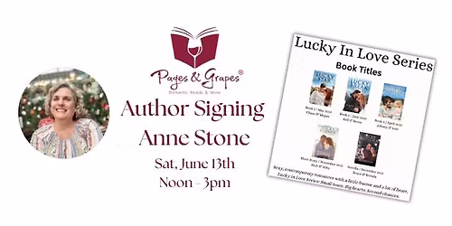 Anne Stone Author Signing