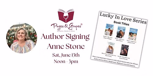 Anne Stone Author Signing
