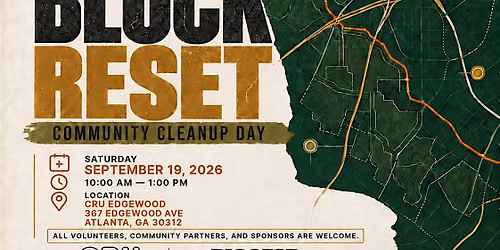 The Block Reset Community Cleanup Day