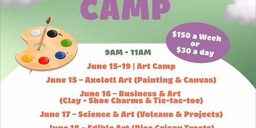 KIDS JUNE ART SUMMER CAMP