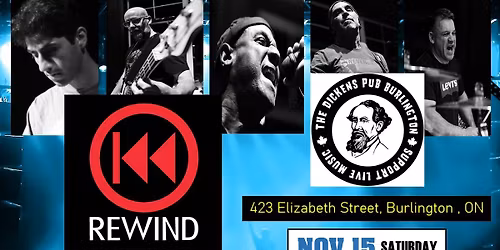 REWIND at the Dickens in Burlington