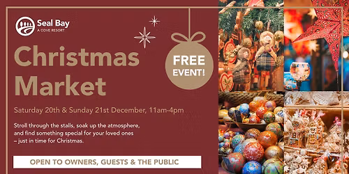 Christmas Market at Seal Bay Resort