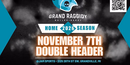 Grand Raggidy Roller Derby - 2026 November Double Header