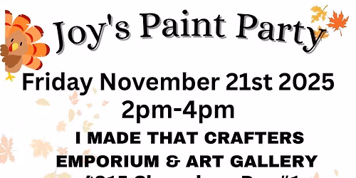 Joys Paint Party (Acrylic on canvas)