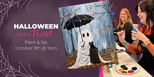 Paint & Sip Lake Charles | Rainy Day BOOs