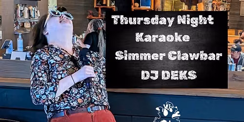 Thursday Night Karaoke at Simmer Clawbar